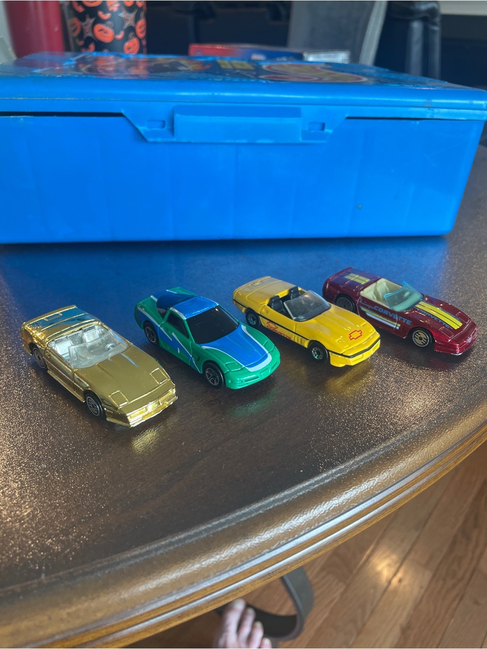 Set of four 1980,s/ 1990,s
Corvettes matchbox-hot wheels